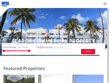 Tablet Screenshot of mediarealty.net